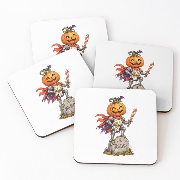 Item preview, Pumpkin Knight Halloween Brave Warrior Jack O Lantern designed and sold by MrDev.
