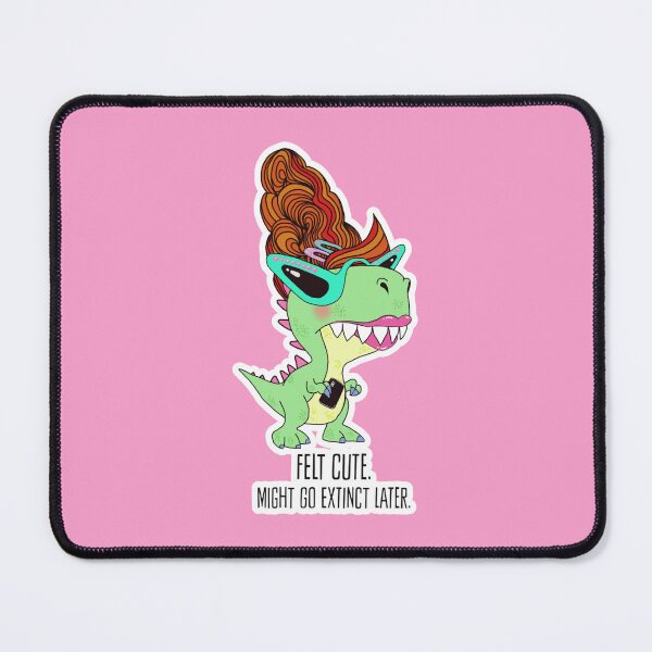 Item preview, Felt Cute Meme Dinosaur  designed and sold by MsBrillMakes.