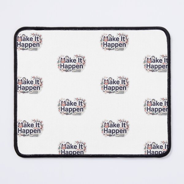 Item preview, Cute Japanese Cherry Blossom "Make It Happen" Inspirational Sticker designed and sold by ORI-ginal Weirdos: The Weirdly Wonderful Crew.
