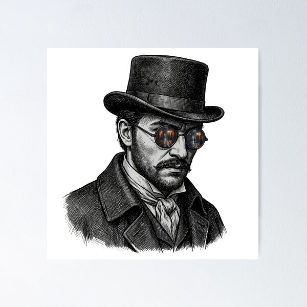 Item preview, Jack The Ripper London Fog Sunglasses Reflection designed and sold by Bad-Decisions-Designs.