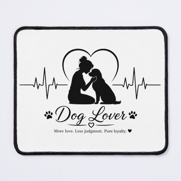Item preview, "Every beat of my heart belongs to my four-legged best friend. A timeless design celebrating the unconditional love and life-long bond between a dog and their human." designed and sold by StyxIND.