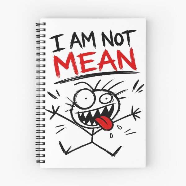 Item preview, I Am Not Mean designed and sold by JustLaughCo.