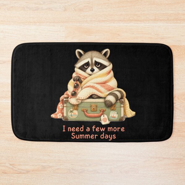 Item preview, I Need a Few More Summer Days Funny Summer Racoon designed and sold by T-version.