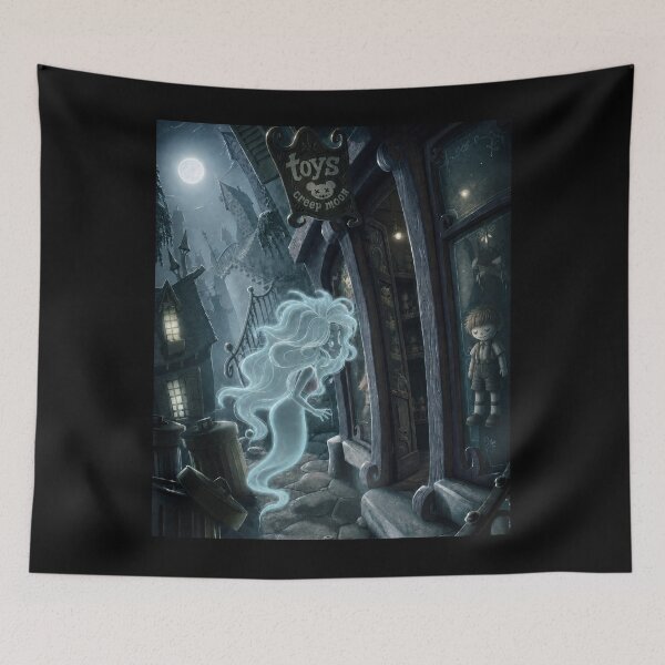 Item preview, Ghost Girl at Creepy Toy Store designed and sold by litleelseart.