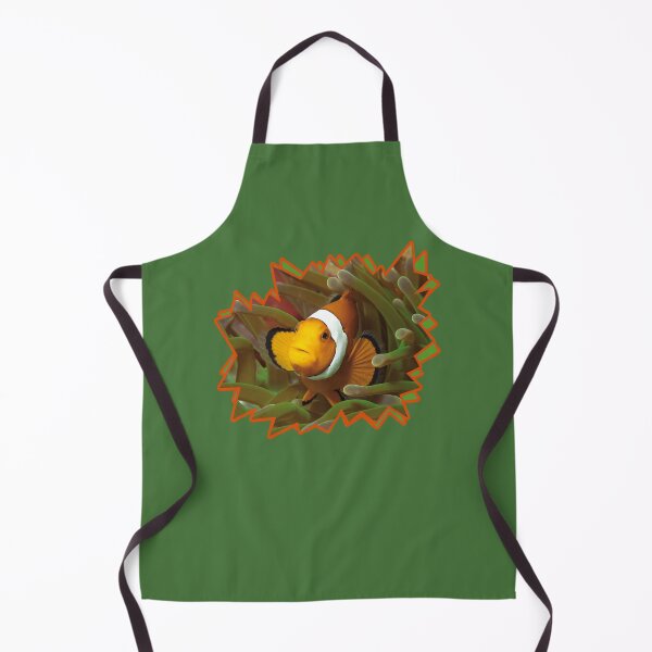 Item preview, Curious Clownfish Starburst Design * Graphic Underwater Art | designed and sold by Photo & Design Ute Niemann.