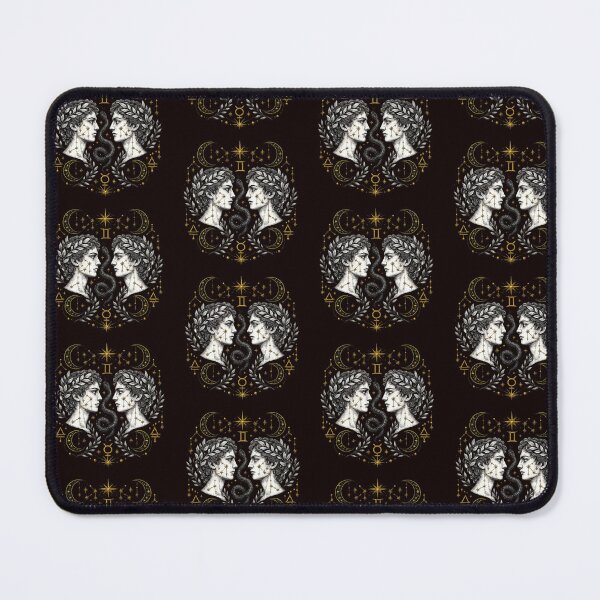 Item preview, Gemini zodiac sign sticker - "Dark Academia" graphic style designed and sold by Dany and Dom.