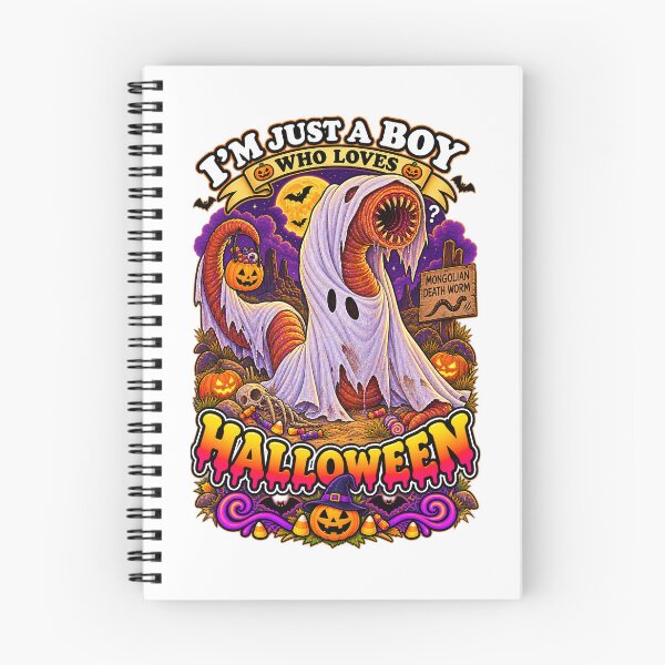 Item preview, ⭐ CRYPT OR TREAT COLLECTION - CRYPTID - MONGOLIAN DEATH WORM IN GHOST COSTUME - BOY - Gobi Desert - Mongolia & China designed and sold by WheelieGdArt.