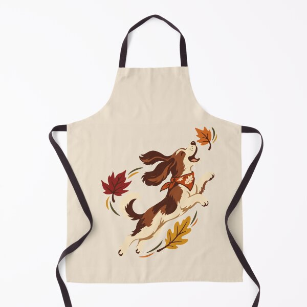 Item preview, Playful Autumn Dog – Leaf Chasing Fall Pet Graphic designed and sold by astersgraphics.