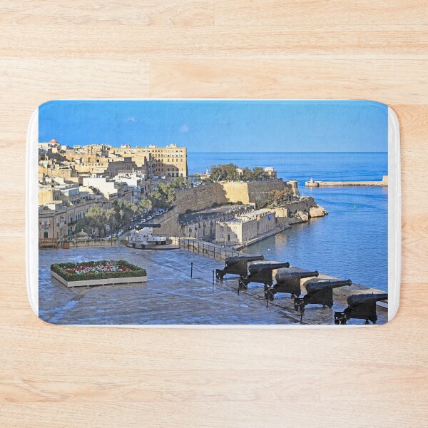 Item preview, Panoramic View of Saluting Battery with Historic Cannons and Grand Harbour, Valletta, Malta designed and sold by goceris.
