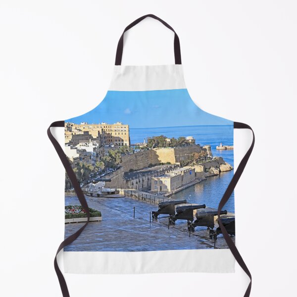 Item preview, Panoramic View of Saluting Battery with Historic Cannons and Grand Harbour, Valletta, Malta designed and sold by goceris.