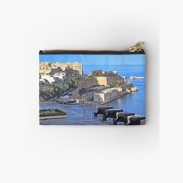 Item preview, Panoramic View of Saluting Battery with Historic Cannons and Grand Harbour, Valletta, Malta designed and sold by goceris.