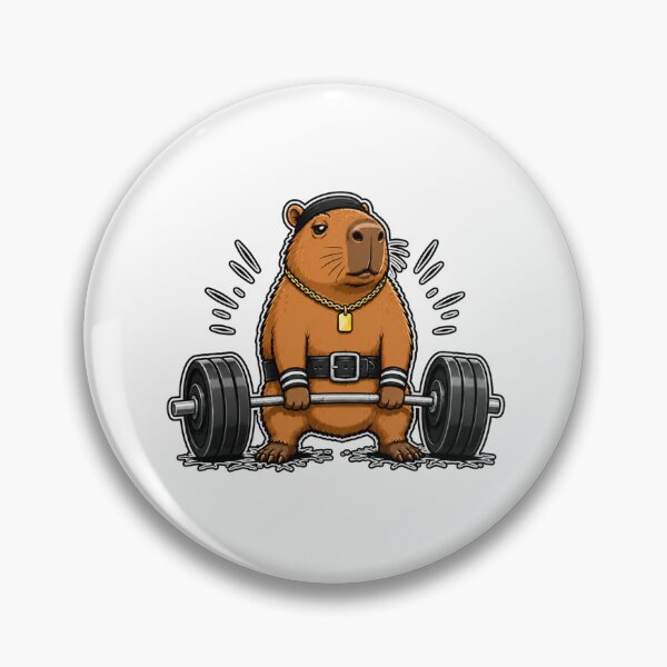 Item preview, Capybara Funny Fitness Capy Lover Gym designed and sold by WeirdlyMild.