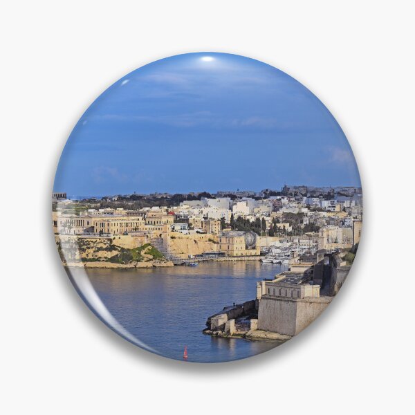 Item preview, Panoramic View of Fort St. Angelo and Grand Harbour with Historic Skyline, Birgu, Malta designed and sold by goceris.
