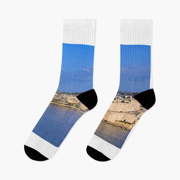 Item preview, Panoramic View of Fort St. Angelo and Grand Harbour with Historic Skyline, Birgu, Malta designed and sold by goceris.