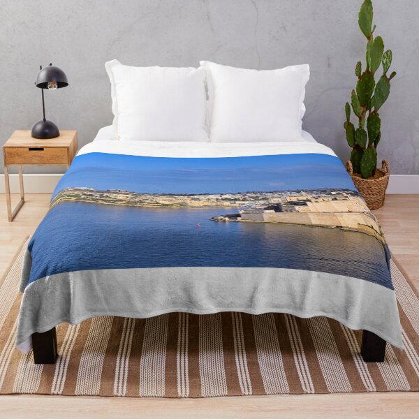 Item preview, Panoramic View of Fort St. Angelo and Grand Harbour with Historic Skyline, Birgu, Malta designed and sold by goceris.