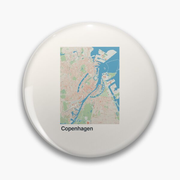 Item preview, Copenhagen Minimalistic Map Art designed and sold by MapsNerd.