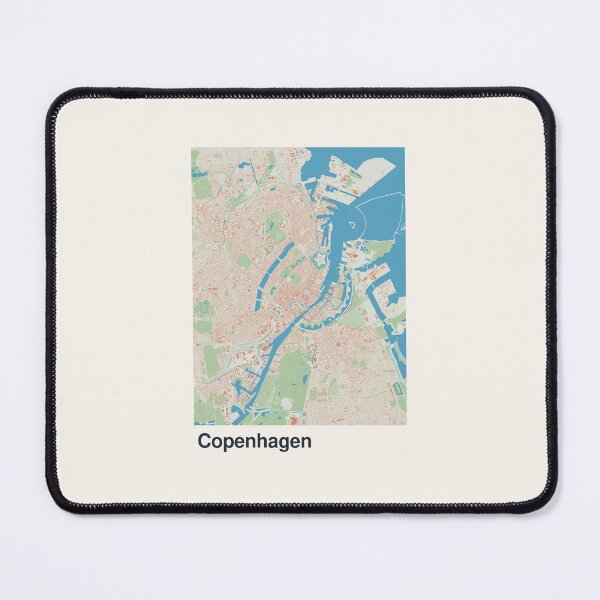 Item preview, Copenhagen Minimalistic Map Art designed and sold by MapsNerd.