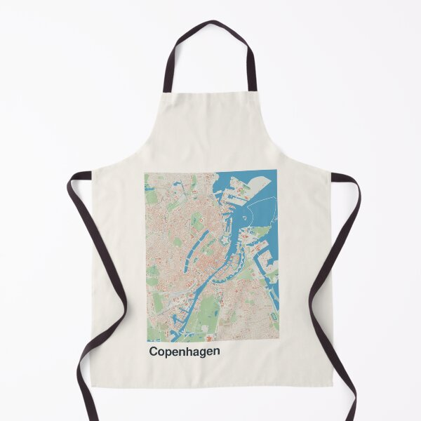 Item preview, Copenhagen Minimalistic Map Art designed and sold by MapsNerd.