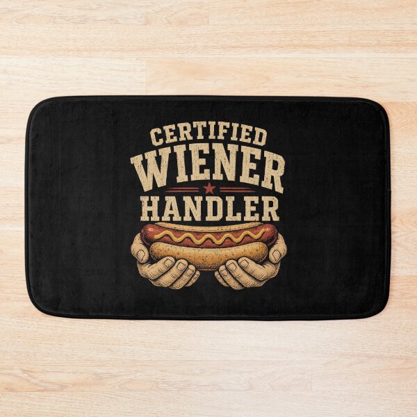 Item preview, Certified Wiener Handler Funny BBQ designed and sold by Animavera.