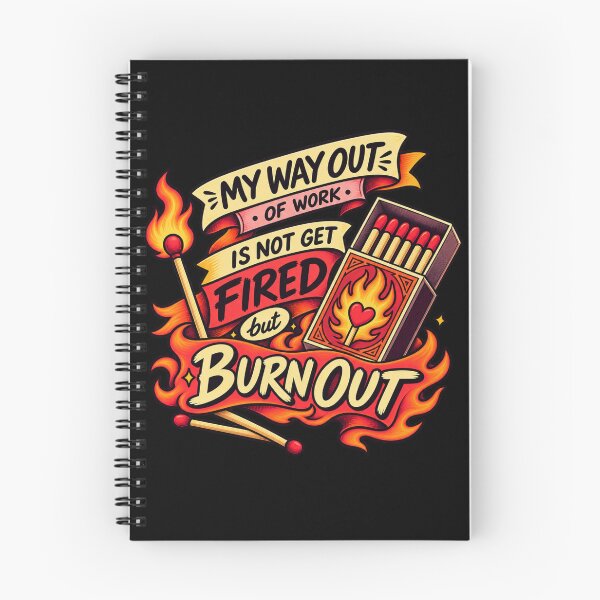 Item preview, Fired or Burn Out? designed and sold by SlapThat.