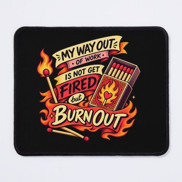 Item preview, Fired or Burn Out? designed and sold by SlapThat.