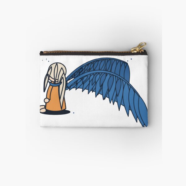 Item preview, Blue Feather Wing Nomad Figure Streetwear Art designed and sold by Lwnotag.