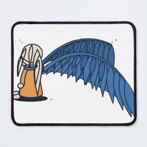 Item preview, Blue Feather Wing Nomad Figure Streetwear Art designed and sold by Lwnotag.