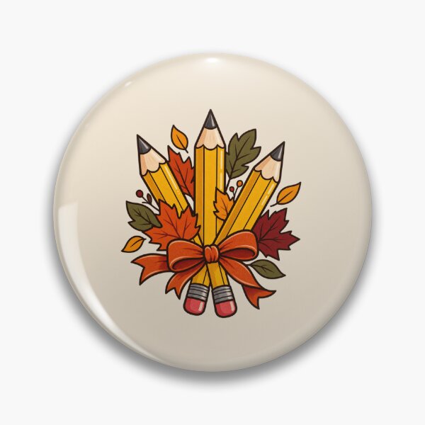 Item preview, Autumn Teacher Gift – Fall Pencils and Leaves Classroom Design designed and sold by astersgraphics.