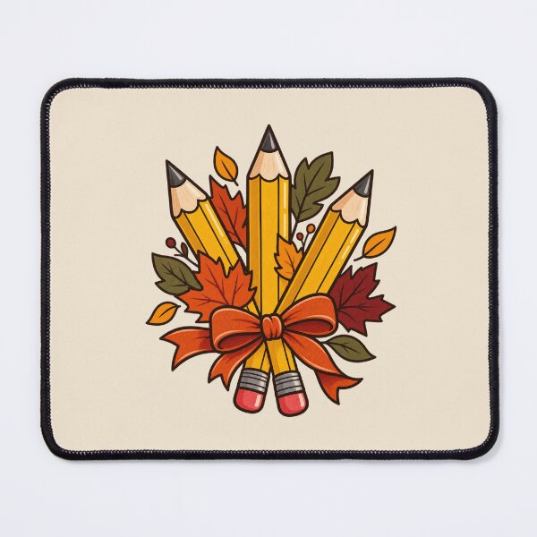 Item preview, Autumn Teacher Gift – Fall Pencils and Leaves Classroom Design designed and sold by astersgraphics.