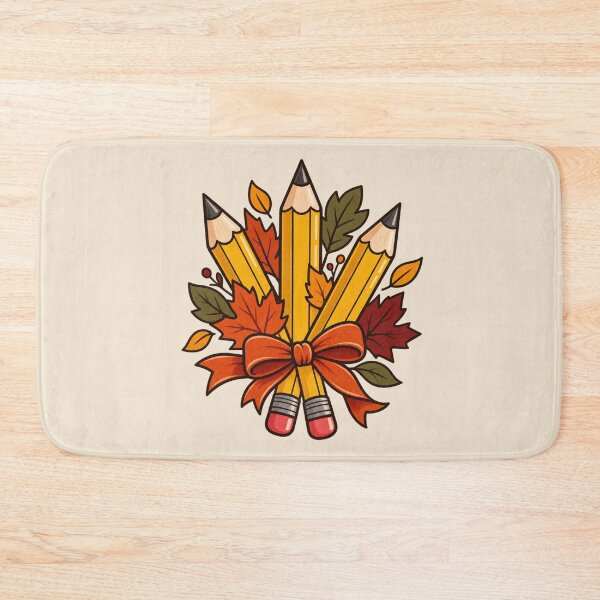 Item preview, Autumn Teacher Gift – Fall Pencils and Leaves Classroom Design designed and sold by astersgraphics.