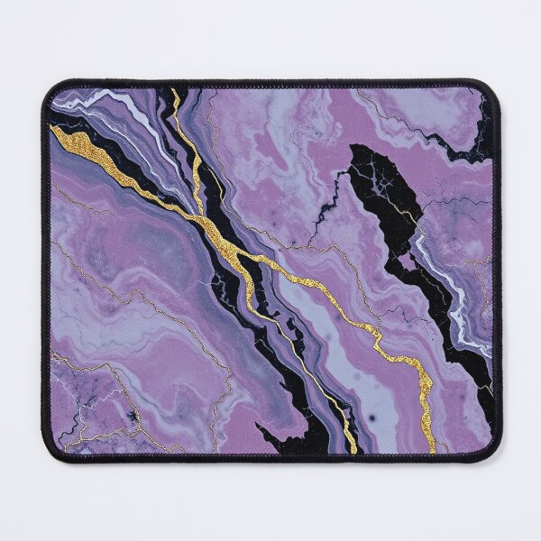 Item preview, Lavender Black Gold Vein Marble designed and sold by IntelliMindDesigns.