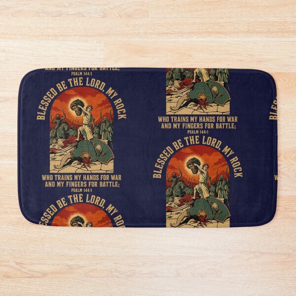 Item preview, Blessed Be the Lord My Rock | Psalm 144:1  designed and sold by Christian by Grace.