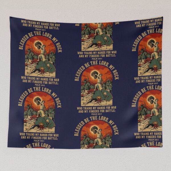Item preview, Blessed Be the Lord My Rock | Psalm 144:1  designed and sold by Christian by Grace.