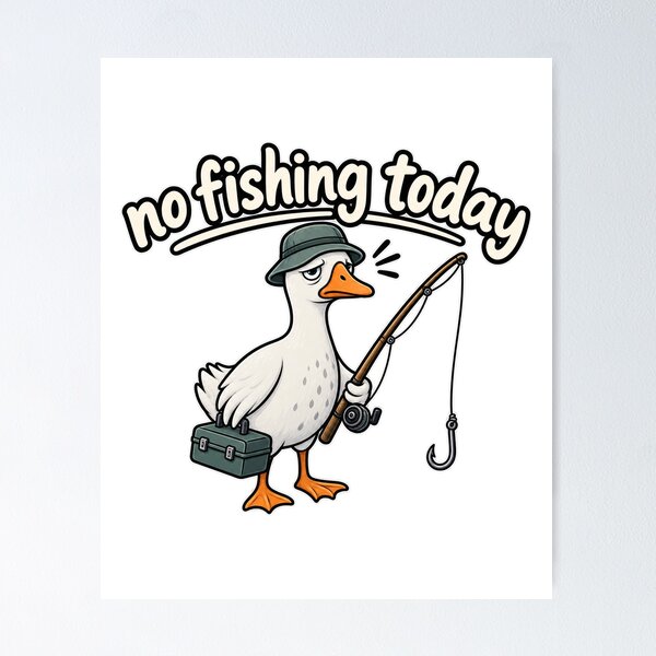 Item preview, No Fishing Today, Fishing Quote, Fishing Lovers designed and sold by salahdesign1.
