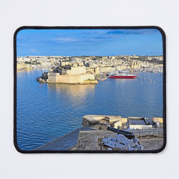 Item preview, Panoramic View of Fort St. Angelo and Grand Harbour from Saluting Battery, Valletta, Malta designed and sold by goceris.