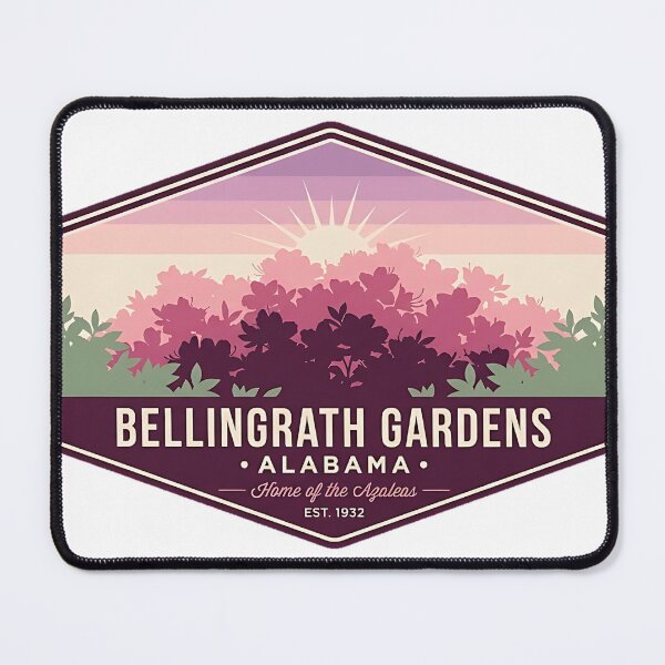 Item preview, Bellingrath Gardens Azalea Retro Travel Badge Sticker designed and sold by DetourDgn.