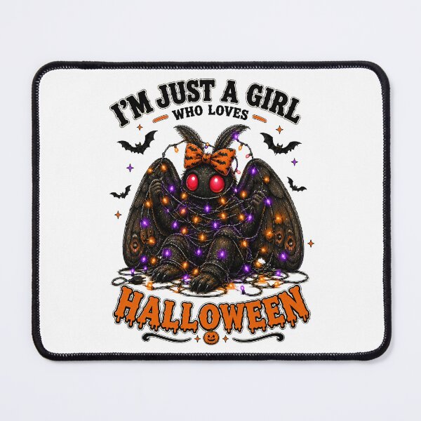 Item preview, ⭐ CRYPT OR TREAT COLLECTION - CRYPTID - MOTHGIRL TANGLED IN HALLOWEEN LIGHTS - GIRL - Point Pleasant, West Virginia USAhina designed and sold by WheelieGdArt.