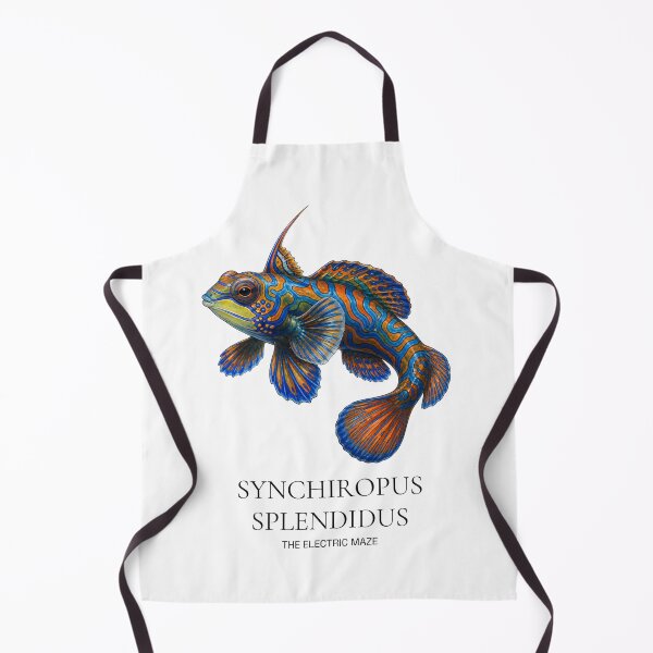 Item preview, Mandarinfish, Synchiropus Splendidus Naturalist Illustration designed and sold by wildlifethings.