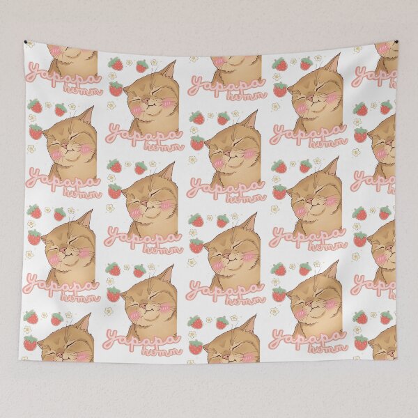 Item preview, Yapapa Cat Meme Mmmm | Funny Viral AI Ginger Kitty Art designed and sold by kuwagatamushi.