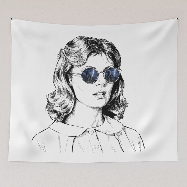 Item preview, Janet Weiss Iconic Sunglasses Reflection designed and sold by Bad-Decisions-Designs.
