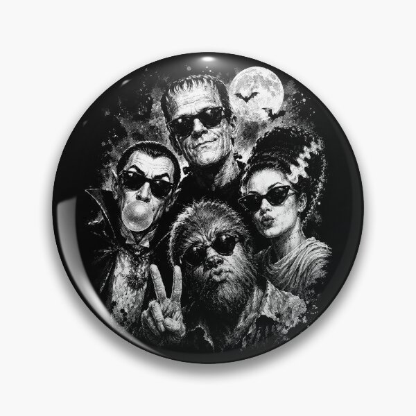 Item preview, Classic Monsters Gone Cool | Funny Retro Horror Monster Squad designed and sold by kjanedesigns.