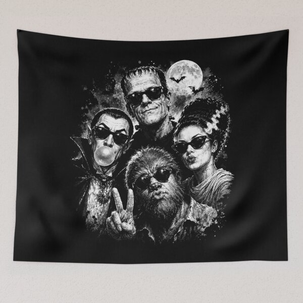 Item preview, Classic Monsters Gone Cool | Funny Retro Horror Monster Squad designed and sold by kjanedesigns.