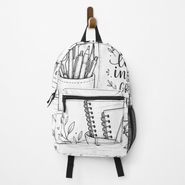 Item preview, Teacher Essentials Black and White Back to School Line Art Design designed and sold by LmonioressXxx.