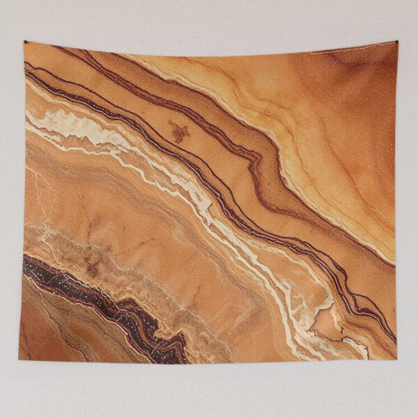 Item preview, Amber Caramel Banded Onyx Stone designed and sold by IntelliMindDesigns.