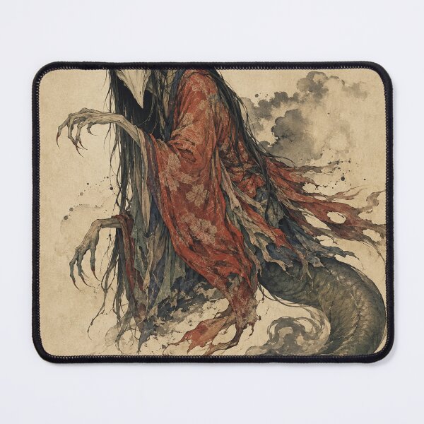 Item preview, Kudan Prophecy Yokai Woodblock Print designed and sold by Ocelot-T.
