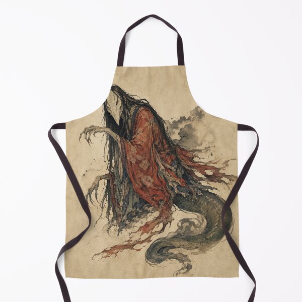 Item preview, Kudan Prophecy Yokai Woodblock Print designed and sold by Ocelot-T.