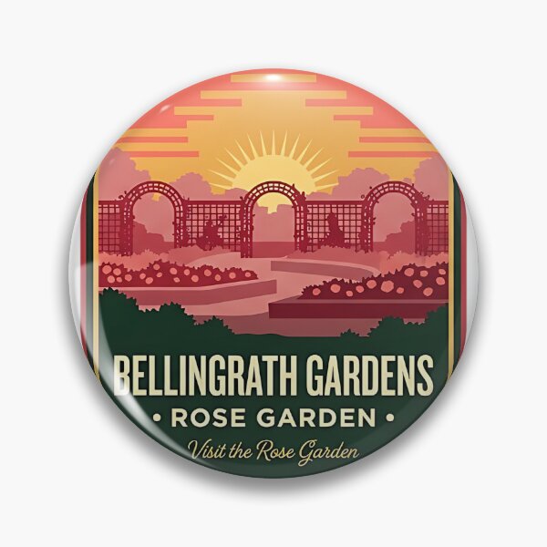 Item preview, Bellingrath Gardens Rose Garden Vintage Badge Sticker designed and sold by DetourDgn.