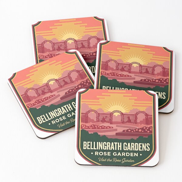 Item preview, Bellingrath Gardens Rose Garden Vintage Badge Sticker designed and sold by DetourDgn.