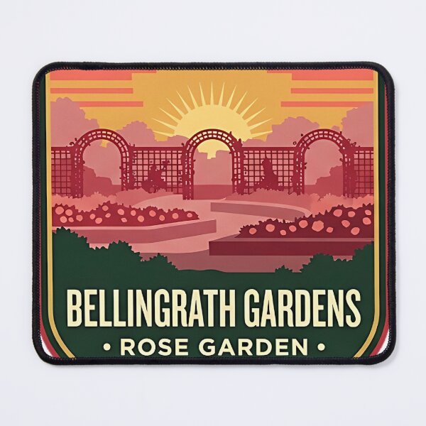 Item preview, Bellingrath Gardens Rose Garden Vintage Badge Sticker designed and sold by DetourDgn.