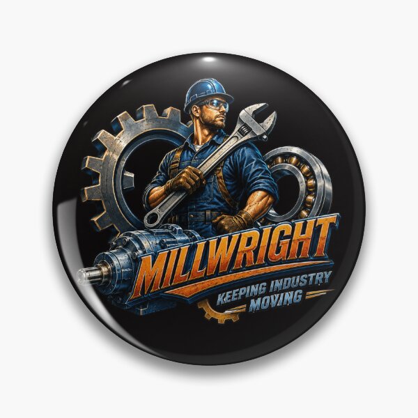 Item preview, Millwright – Keeping Industry Moving Industrial Mechanic designed and sold by Tadeusz1.